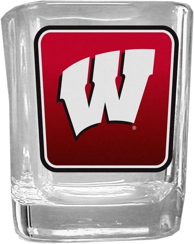 Detalle de Siskiyou Sports NCAA Unisex Square Glass Shot Glass (2 oz) with Vivid Printed Graphics