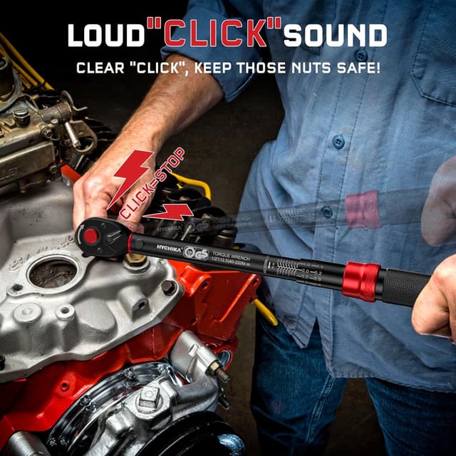 Detalle de HYCHIKA 1/2" torque wrench 40-220 Nm