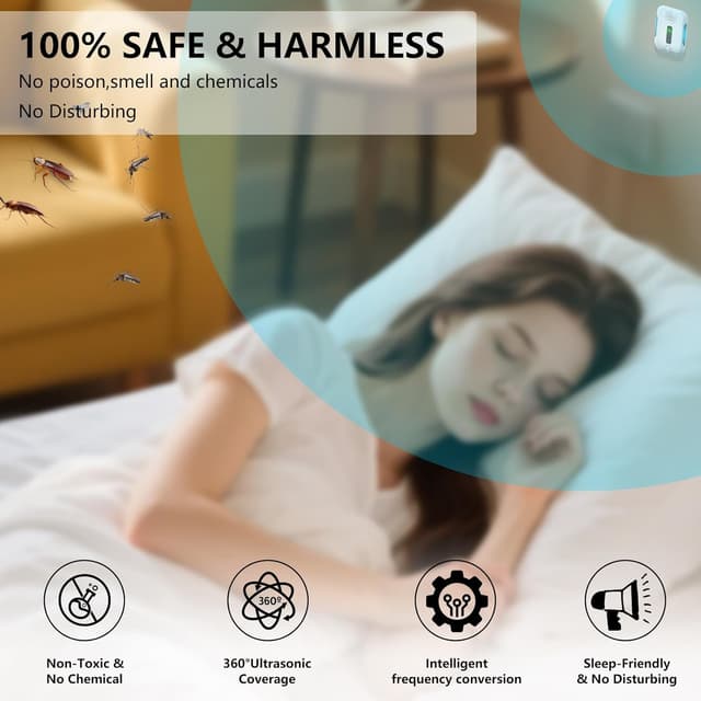 Thumbnail 3 de 4 Pack Ultrasonic Pest Repeller 1600 sq ft