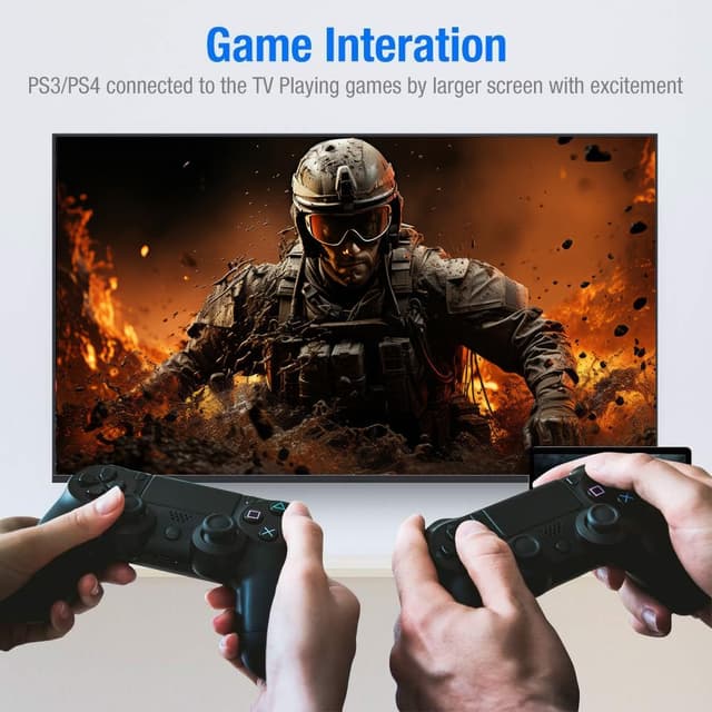 Thumbnail 5 de Highwings Long HDMI Cable 30FT 18Gbps