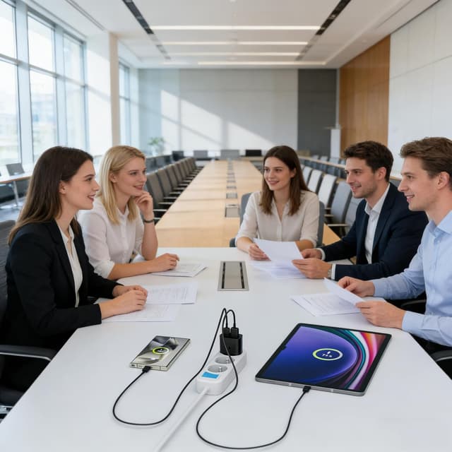 Detalle de Caricabatterie 25W USB-C + 15W USB-A con doppia porta per Samsung Galaxy S25/S24/S23 e altri smartphone USB-C