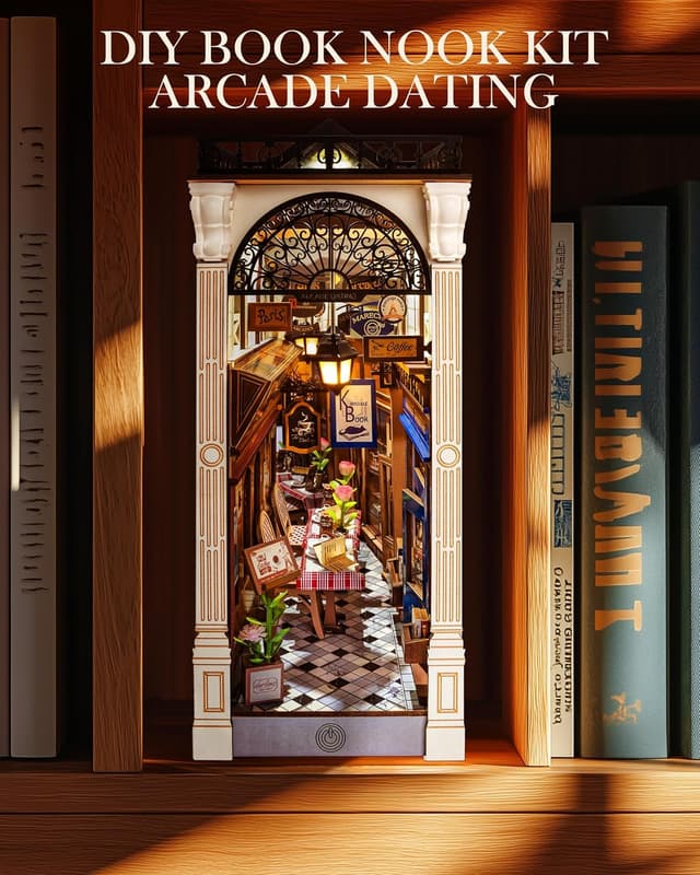 Thumbnail 6 de Rolife Book Nook DIY Miniature Kit with Lights