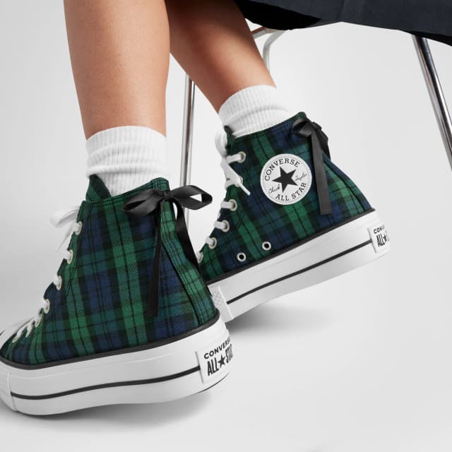 Thumbnail 1 de Converse Chuck Taylor All Star Lift Plaid — zapatillas mujer 👟