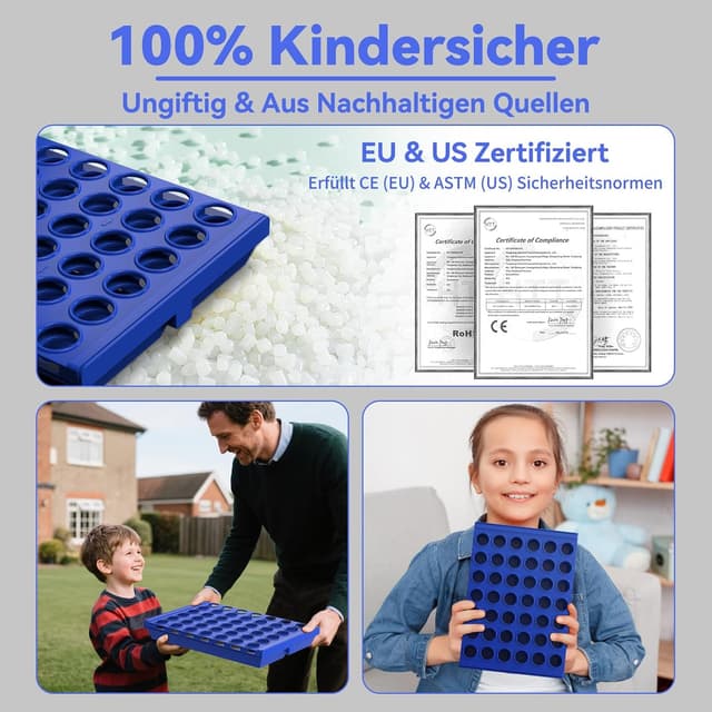 Thumbnail 5 de Pup Go 4 in einer Reihe Groß Format Spiel 🧩