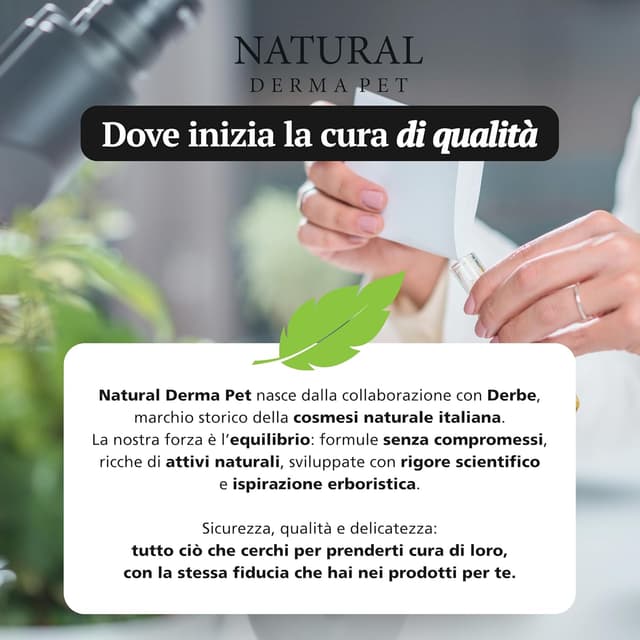 Detalle 1 de Natural Derma Pet Shampoo 2 in 1, 200 ml