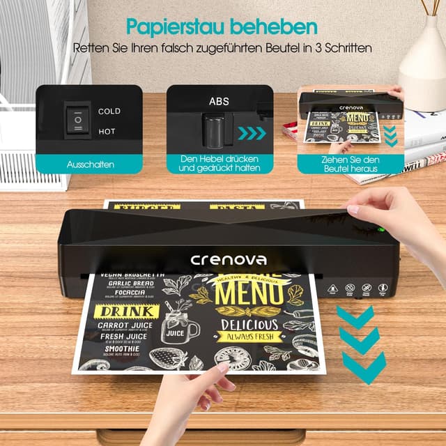 Detalle 2 de Crenova LaminiergerĂ€t 250 mm/min đš