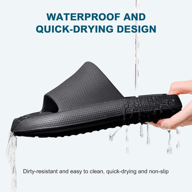 Detalle 2 de VAVOBIS Cloud Sliders lightweight non-slip slippers with thick sole