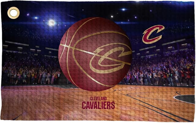 Detalle de Northwest NBA Golf Towel – Official Licensed Microfiber Waffle Fabric, Absorbent 16x25 in Club Cleaning Accessory