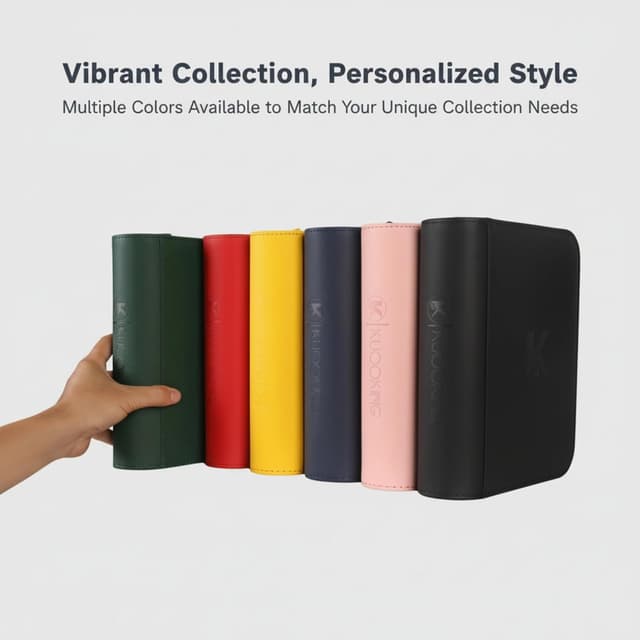 Thumbnail 6 de KUOOKING 336 Card Binder (4-Pocket Zipper Binder) for MTG, TCG & Sports Cards