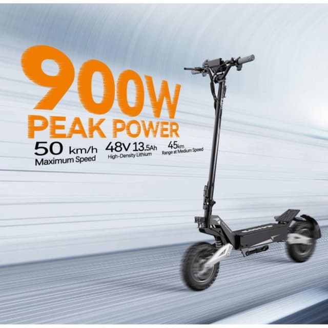 Detalle de ootd T10 45 km patinete eléctrico 500W