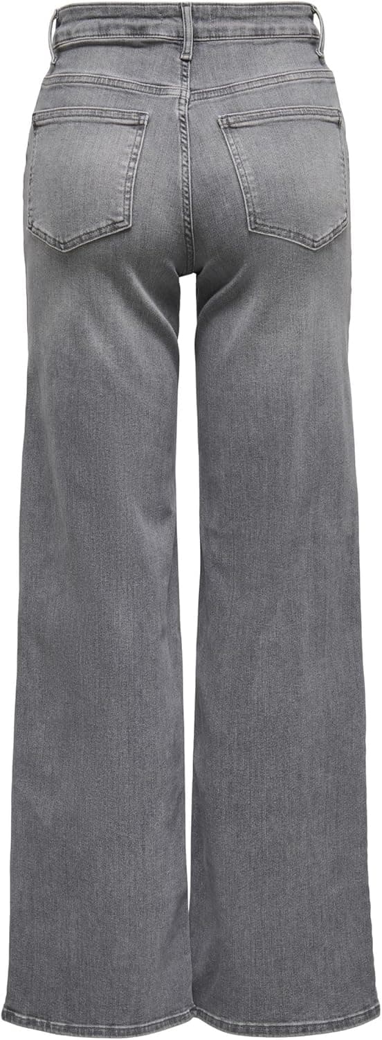 Detalle 2 de Only Onlmadison Blush HW Wide DNM – Jean femme à jambe large taille haute