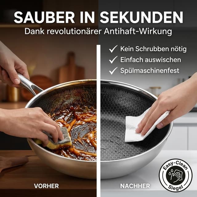 Thumbnail 6 de FIXLINE BLACK FOREST Wokpfanne 28cm