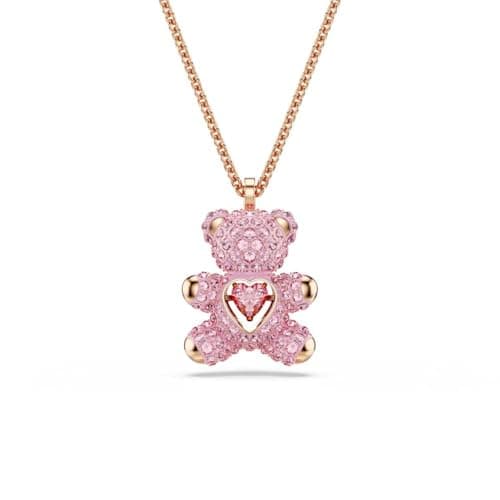 Detalle de Swarovski Colgante Teddy Oso Rosa