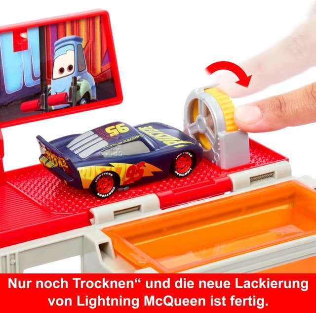 Thumbnail 3 de Mattel Disney Cars Lackiererei Mack Spielset 4 Jahre