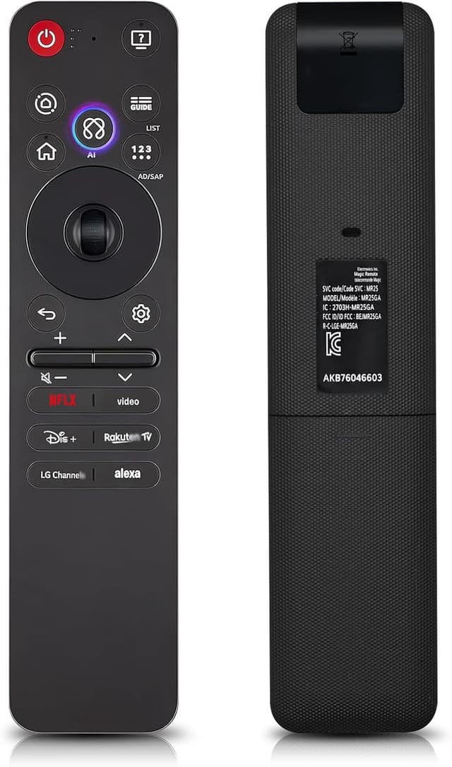 Detalle de LG Magic Remote MR25GA replacement with Alexa