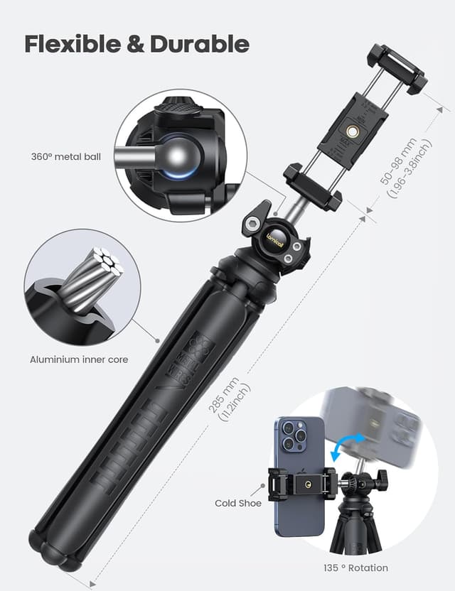 Thumbnail 4 de Lamicall Tripod for iPhone 2024