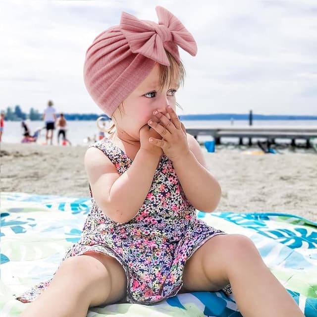 Detalle 2 de DRESHOW Newborn Baby Hat Soft Stretchy Turban