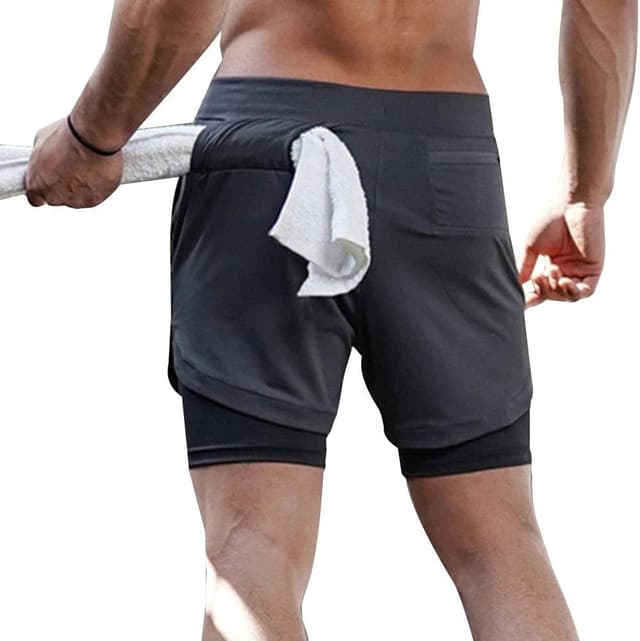 Detalle 2 de Superora Herren 2 in 1 Laufshorts