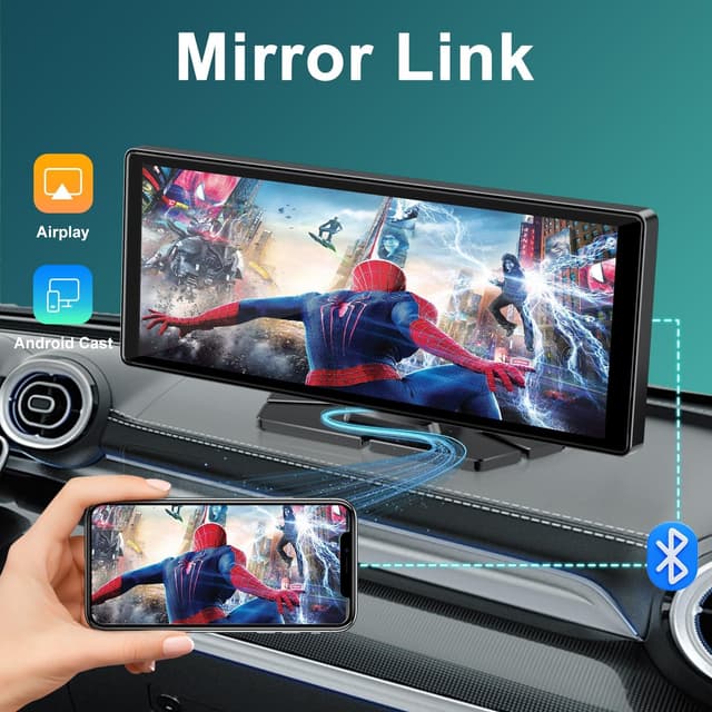 Thumbnail 5 de 10.26" Wireless Car Stereo with CarPlay
