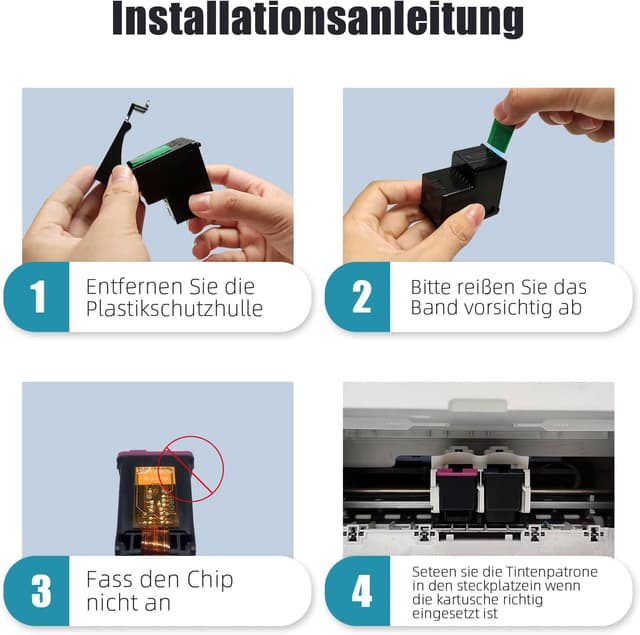 Thumbnail 4 de Oeggoink 510/511 Druckerpatronen Set Schwarz+Farbe fĂŒr Canon đš