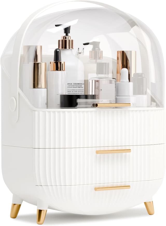 Detalle de lurcns Makeup Organizer with Lid and Drawers