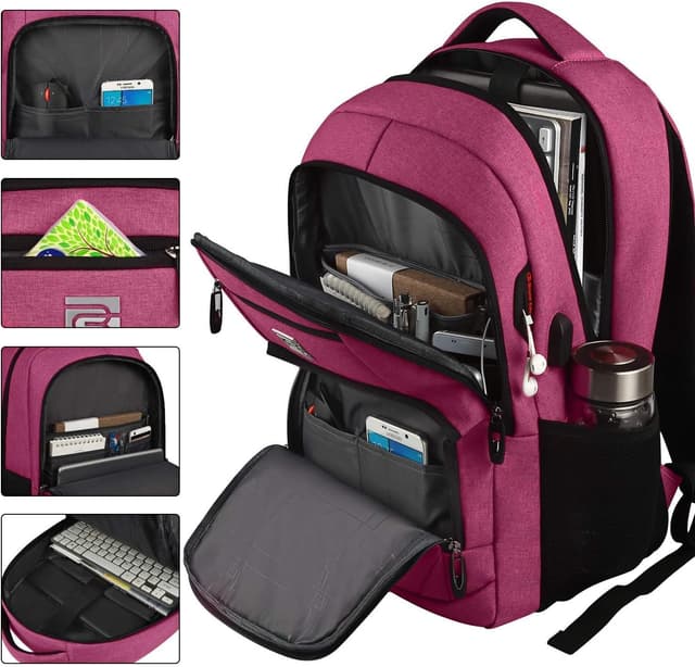 Detalle de Marcello Rucksack Laptop 15,6 Zoll USB