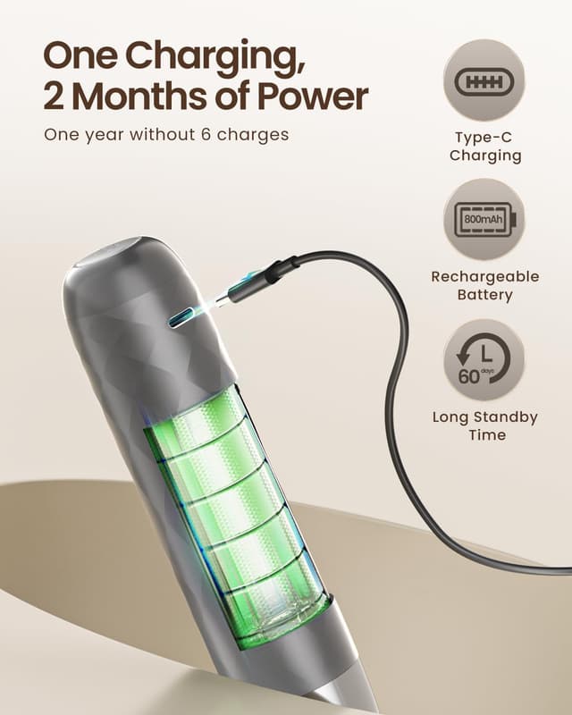 Detalle de Maestri House LunaFro Mini rechargeable milk frother 🥛