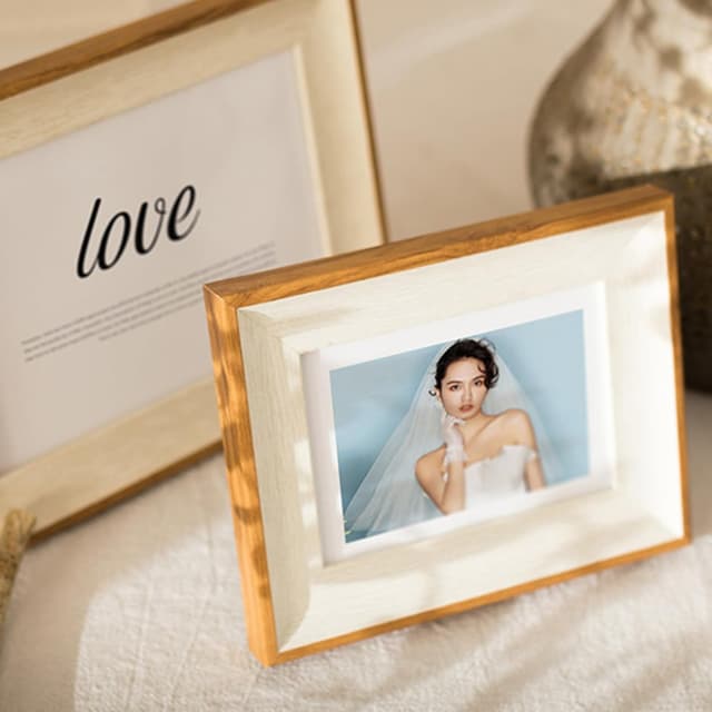 Detalle 2 de 8x6 Photo Frame Picture Frames with Plexiglass Wall & Desktop Display (XK00501)