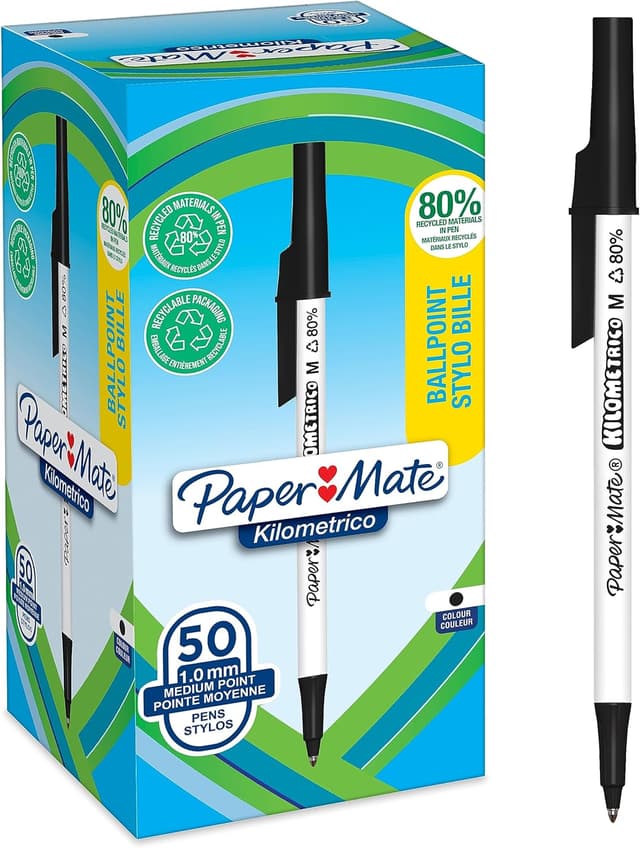 Detalle de Paper Mate Kilométrico Bolígrafos escritura larga