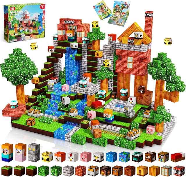 Imagen de 200PCS Magnetic Blocks Forest Set en OfertitasTOP