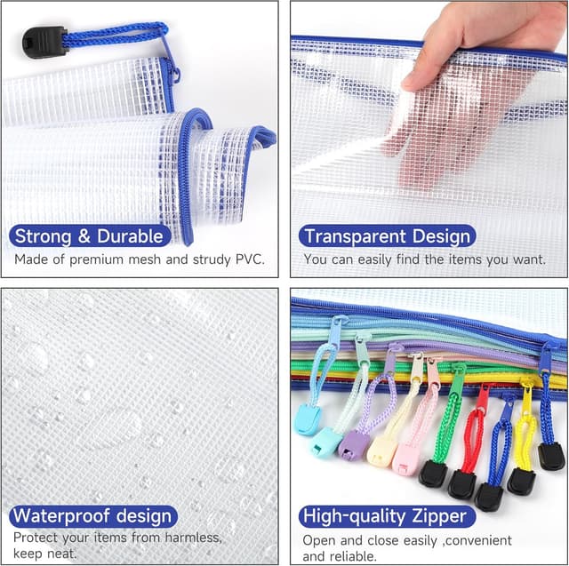 Detalle 1 de Mutsitaz 20 Pack A4 Plastic Wallets