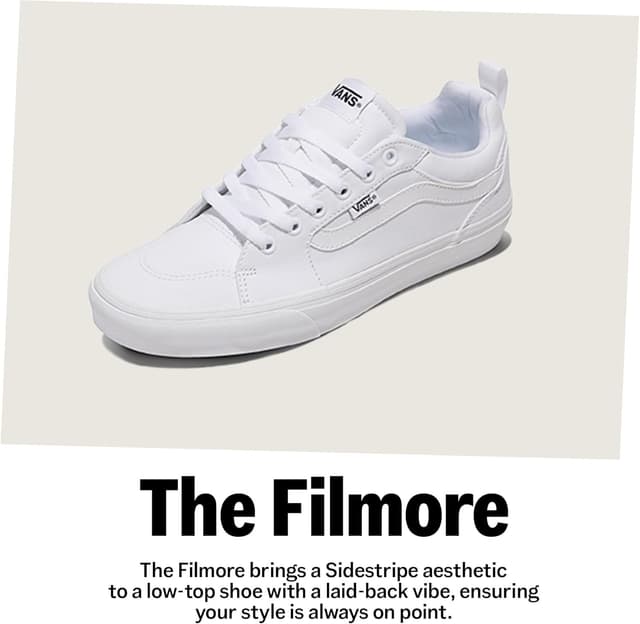 Thumbnail 6 de Vans Ward Deluxe Sneaker da Uomo in pelle con suola in gomma