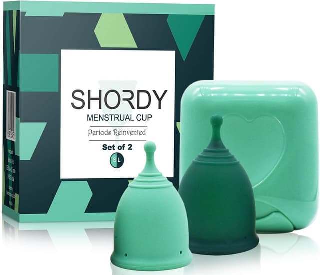 Imagen de Shordy Menstrual Cups Pack of 2 🚺 en OfertitasTOP