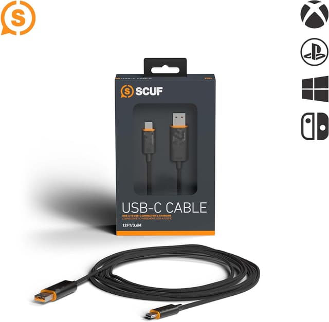 Thumbnail 5 de Scuf cable USB-C 2 m trenzado para PS5 Xbox