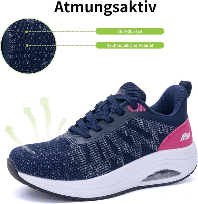 Detalle 2 de Quseek Orthopädische Schuhe für Walking