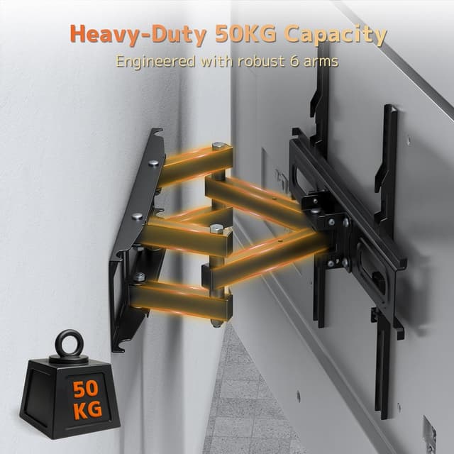 Detalle 2 de PUTORSEN TV Wandhalterung für 32-70 Zoll bis 50 kg