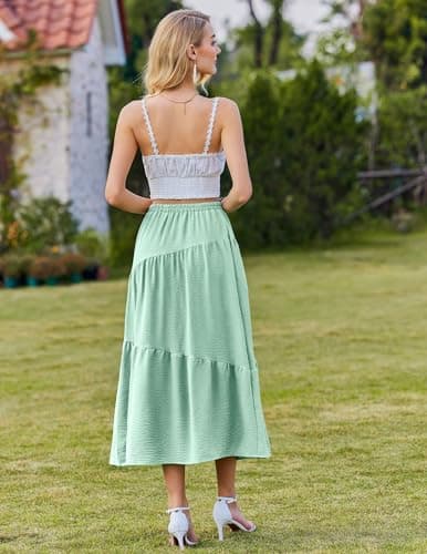 Thumbnail 5 de Zeagoo Jupe longue élégante avec poches ⚙