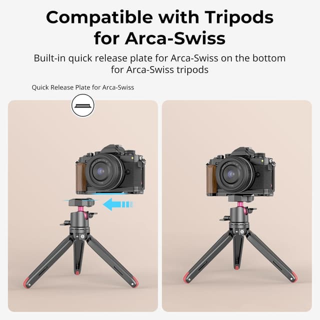 Thumbnail 3 de SMALLRIG Z fc Holzhandgriff L‑Griff für Nikon Z fc