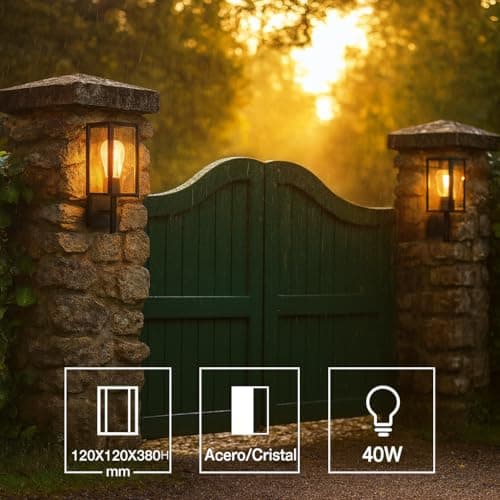 Thumbnail 4 de Ledme M Ledme Aplique Ducte Farol IP44 E27 para exterior 🌤