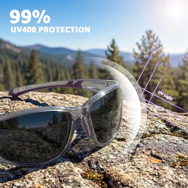 Detalle 2 de Myiaur photochromic running sunglasses with polarised UV400 lenses