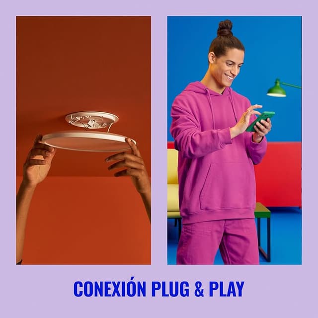 Thumbnail 2 de WiZ Plafón Superslim LED 16W - Lámpara Inteligente 🌟