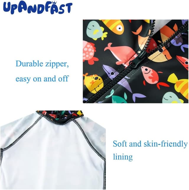 Thumbnail 5 de upandfast Zipper Swimwear with Sun Protection