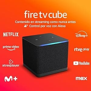 Detalle de Amazon Fire TV Cube Última Gén. | Streaming 4K UHD, Alexa, Wi-Fi 6E 🎥