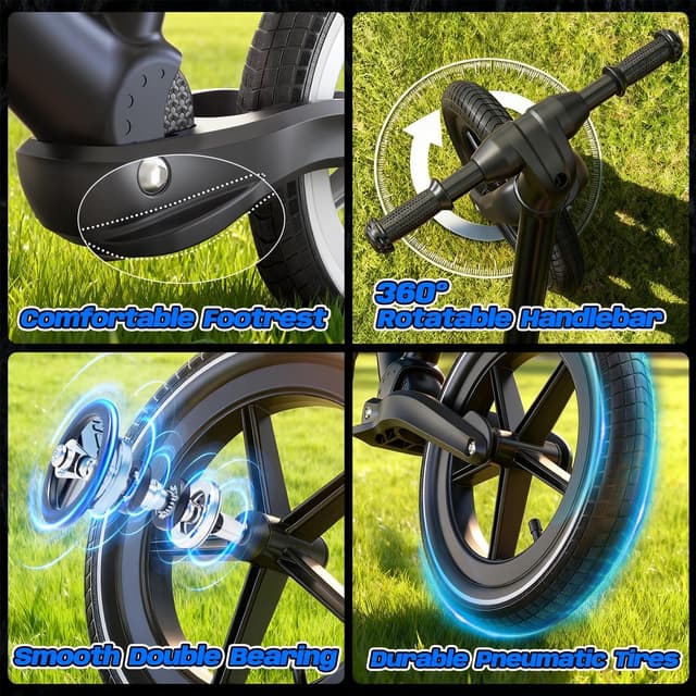 Detalle 2 de Skirfy 14 Zoll Laufrad für 2 bis 5 Jahre