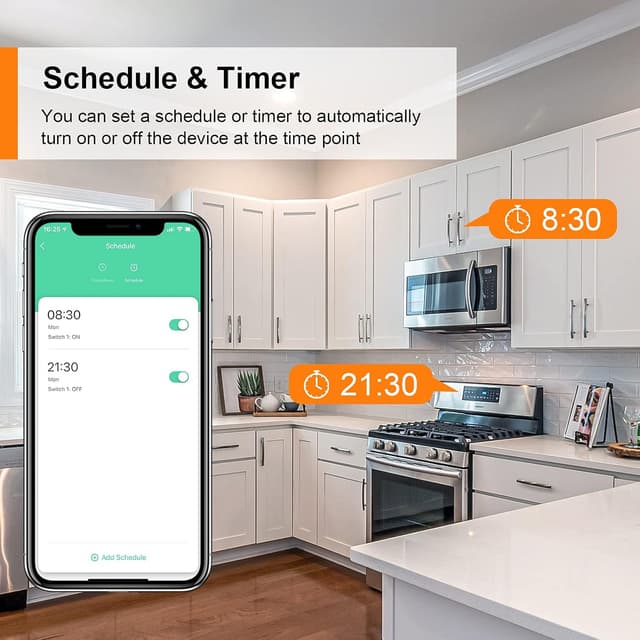 Detalle 2 de ANTELA Smart Steckdose 16A, 2 Stück