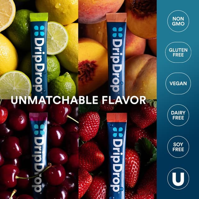 Thumbnail 6 de DripDrop Hydration Packets 32 sticks electrolytes 🥤