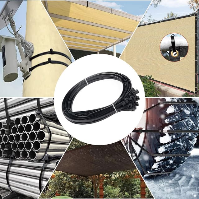 Thumbnail 6 de ANOSON Large Zip Ties 24 inch 220 lb