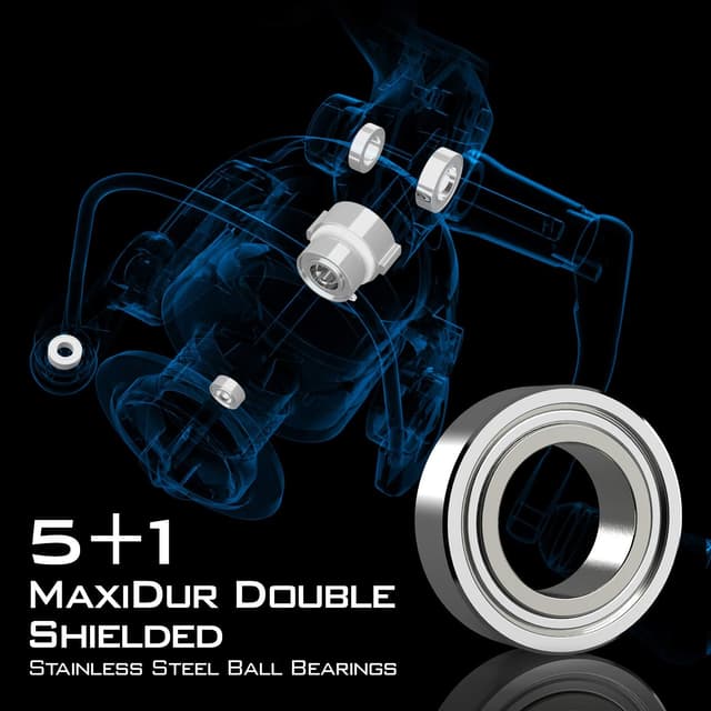 Detalle 2 de KastKing Crixus Fishing Rod and Reel Combo (IM6 Graphite, 2-Piece) for Spinning & Baitcasting