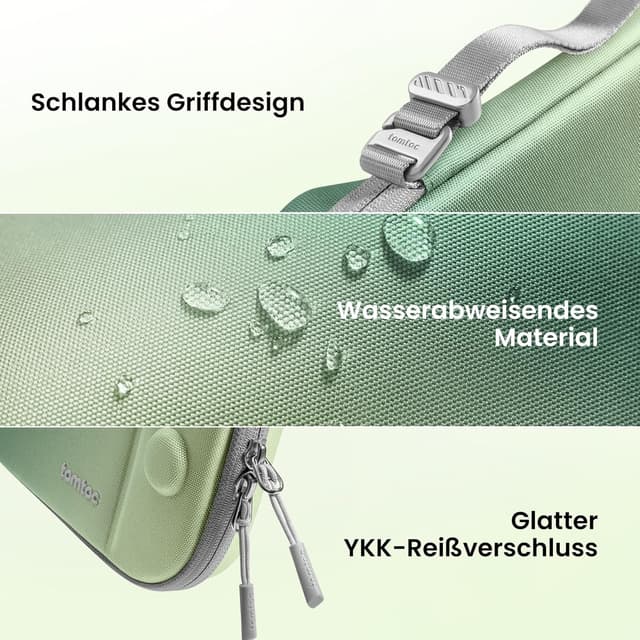 Thumbnail 6 de tomtoc Slim Tasche kompatibel mit Nintendo Switch 2 (2025) – ultradünne Filzhülle mit Hartschale und Platz für 12 Spiele