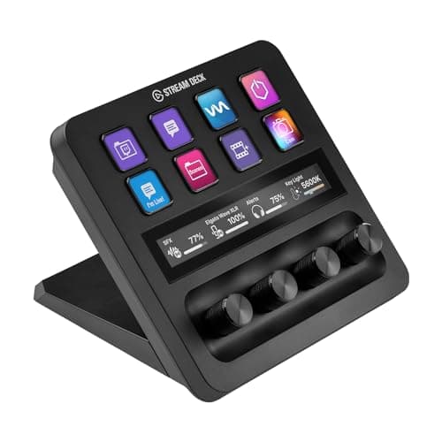 Detalle de Elgato Stream Deck + controlador de directo con mezclador 🎛